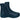G-COMFRT Lammfell Stiefelette Damenschuh in schwarz